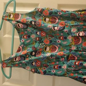 Matroska Russian Doll Vintage dress